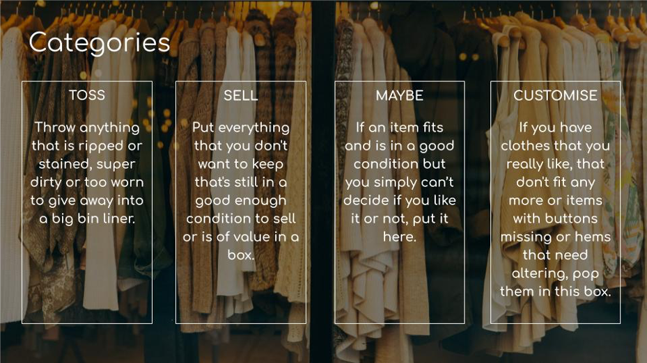 Manage your wardrobe with 9 easy steps - Lagoom